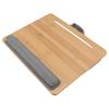 Laptop Table Multifunction Bamboo Lap Desk Bed Tray with Cushion for Rding Writing Playing
