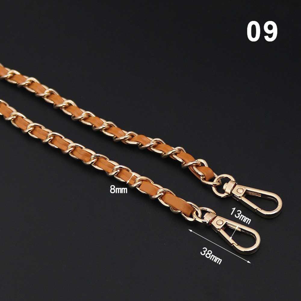 Replaceable Bag Parts Crossbody Bag Belt Metal Purse Strap hardware Bag Chain Leather Bag Strap