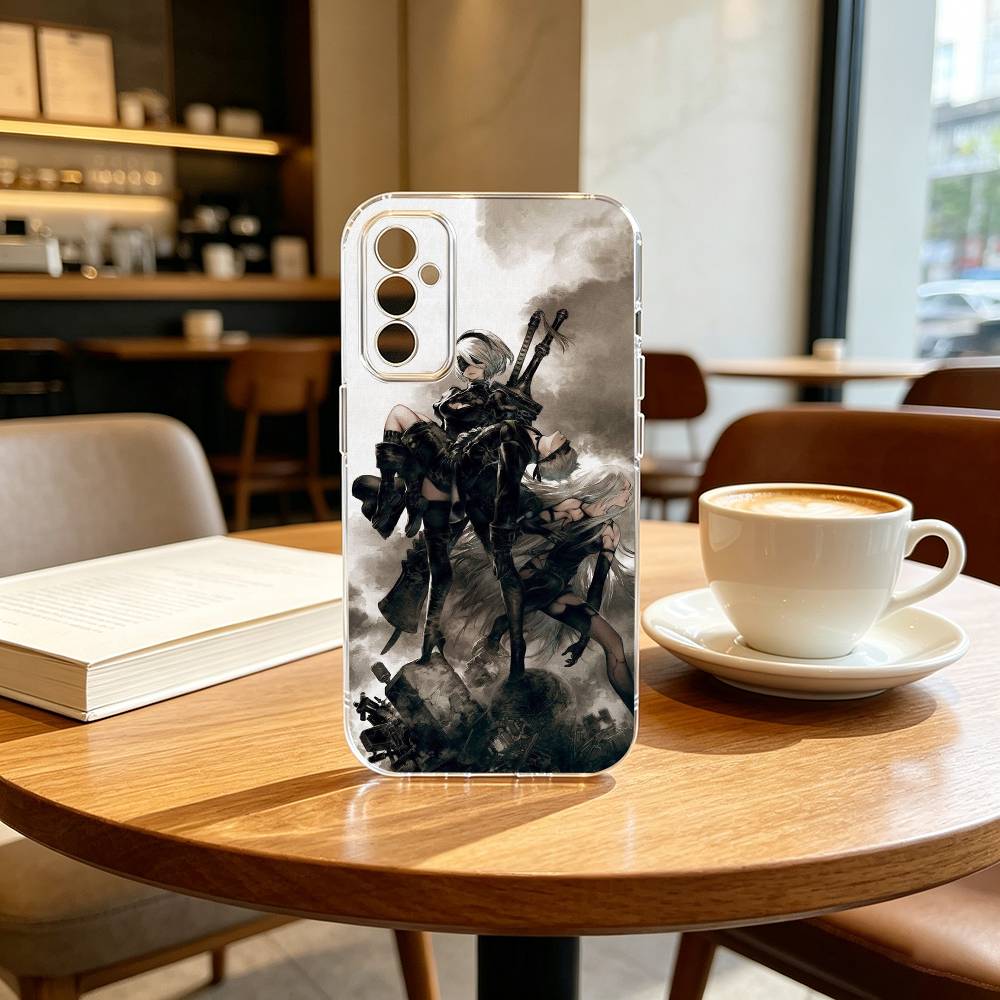 Game NieR A-Automata 2B 9s Phone Case For SamsungA10,12,20,21S,30,31,40,50,51,52,70,71 Transparent Cover