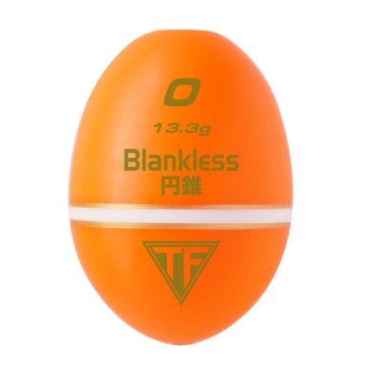 TSURIKEN Blankless Conical 2B Float, Orange,