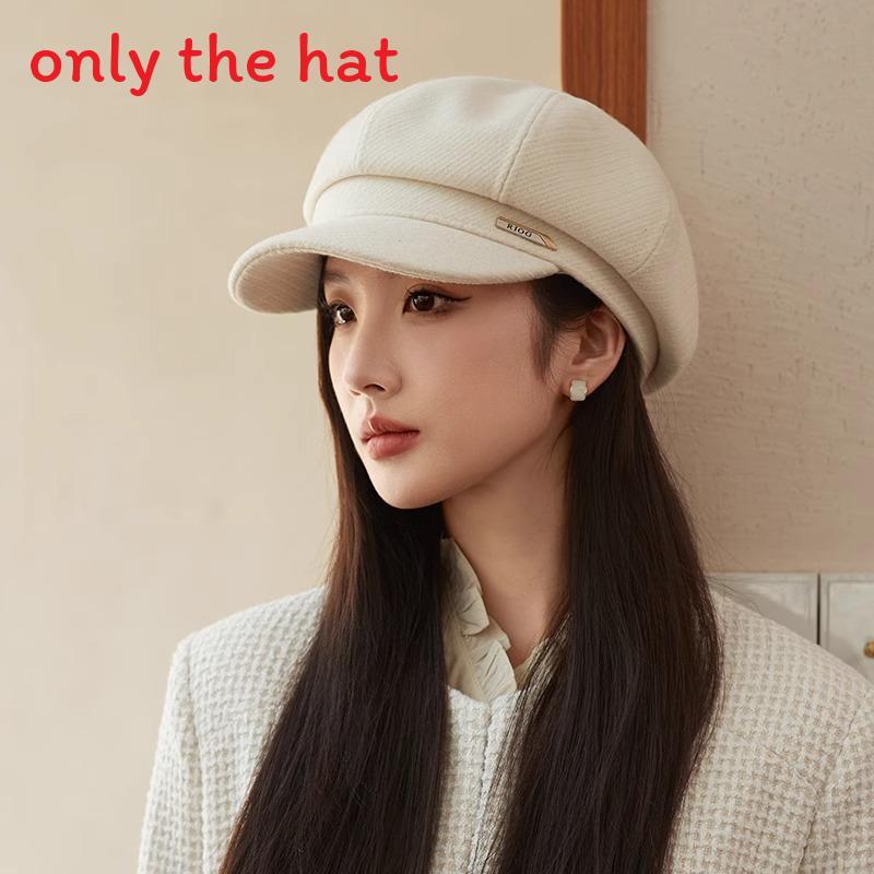 Retro Octagonal Beanie Hat With Cotton Material For Winter Warmth And Windproof Protection