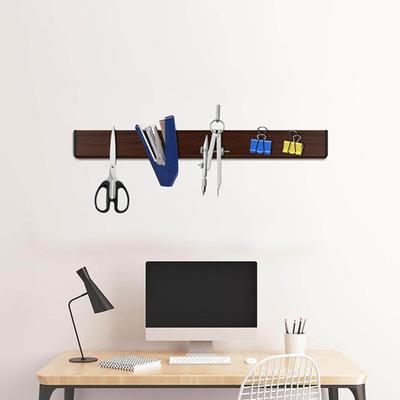 Portacoltelli Magnetico 16" Montaggio a Parete Senza Foratura Design Robusto in Legno Striscia Magnetica Potente per Utensili da Cucina Strumenti Chiavi Porta Coltelli Organizzatore