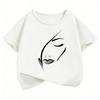 Gothic Vintage Women Face Funny T Shirts Y2k Short Sleeve Kids Childrens Tshirt Boys Girls Summer Spring Casual Top Tee Shirt