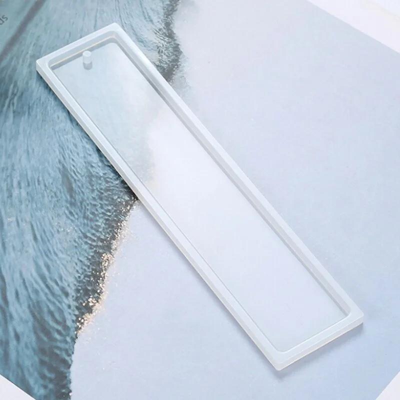 

DIY Rectangle Silicone Bookmark Mold Resin Making Epoxy Jewelry Craft Transparent Mold for Home Garden Tools & DIY Crafts