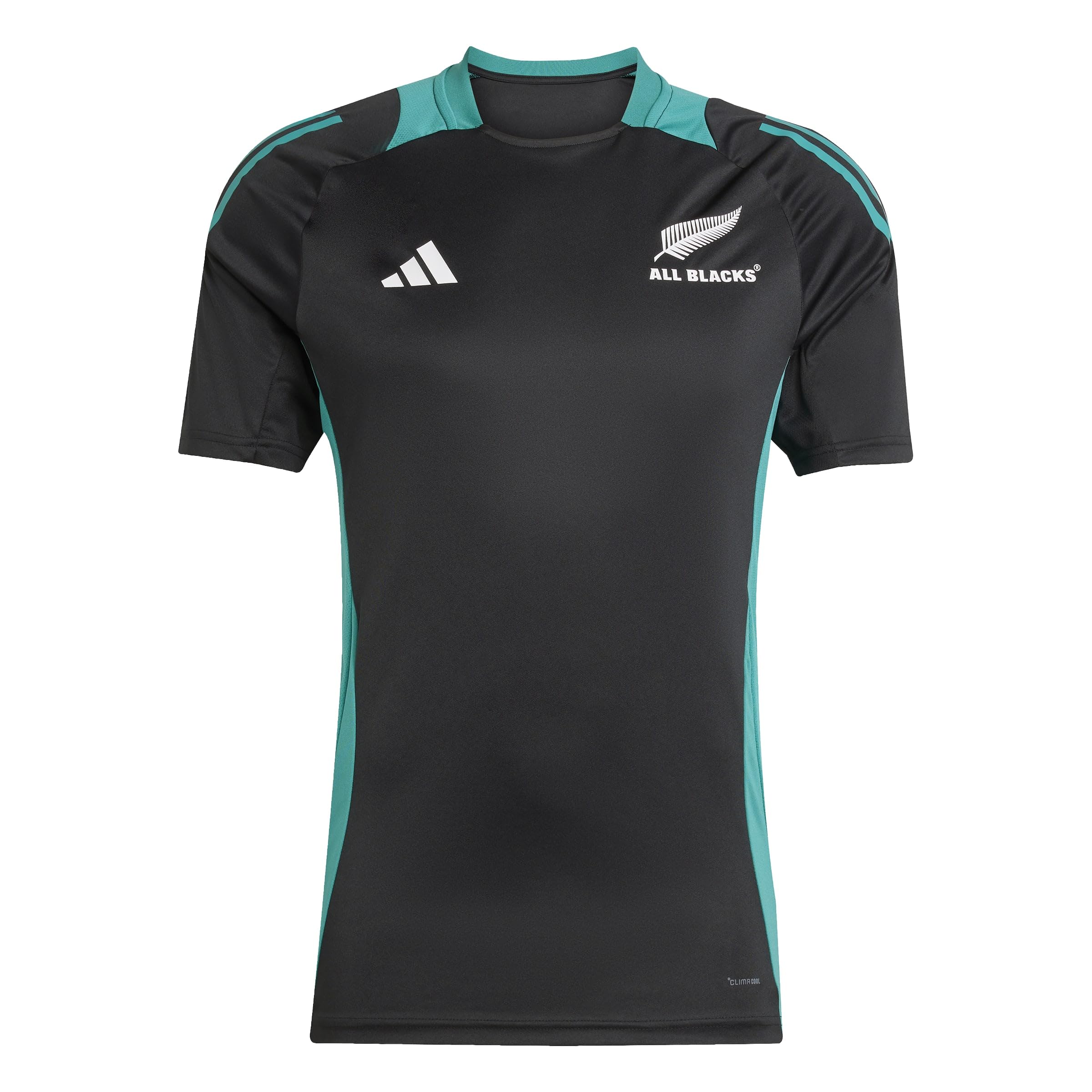 

Adidas KKX94 Short Sleeve ALL BLACKS Performance All Teal Men s T-Shirt, Black/Pure (JM9636)
