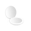 Rechargeable Foldable LED Makeup Mirror - Portable Handheld Vanity Table Mirror with Lights