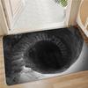 Visual Hole 2D Printed Door Mat Endless Abyss Living Room Bedroom Kitchen Entrance Carpet Home Decoration Floor Mat
