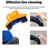 6pcs Professional Bicycle Chain Cleaner Kit Portable Bicycle Scrubber Brushes Set Bike Wash Repair Tool