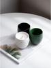 Easywin Glossy Ceramic Candle Holder - Minimalist Scented Soy Wax Ornaments