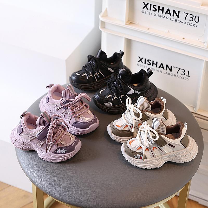 Boys Girls Sneakers 2025 Spring Summer New Baby Breathable Casual Soft Bottom Non-slip Toddler Shoes