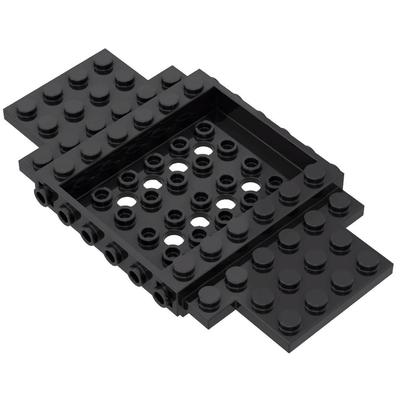 10 pezzi 65634 Kit Base Veicolo Blocchi da Costruzione 6x12x1 Mattoncini Centrali Puzzle a Particelle Giocattolo Educativo Regalo di Compleanno per Bambini