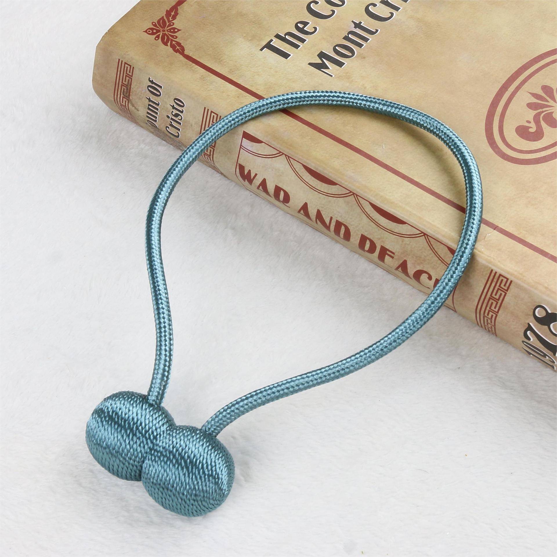 

Магнітна розкішна завіса для навушників із пряжкою-мотузкою м ята зелений колір