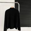 Mink Velvet Lace Flocked Slim Fit High Collar Women's Top - 2022 Winter Style