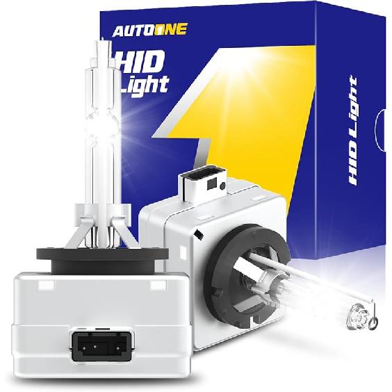 AUTOONE 2024 Улучшенная HID лампа головного света D3S D3R, на 300% ярче, 6000K белый 66340 42403 42302 35W ксеноновые лампы головного света, Супер яркая D3S D1S