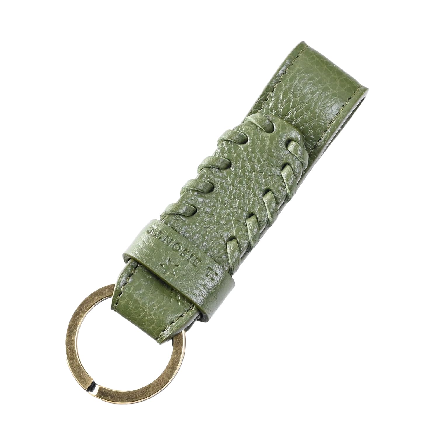 

IL BISONTE La Fiaba Key RingKeychain for Men and Women, Green, SKH149PV0001GR373B Leather [Used]