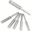 10pcs Diamond Chainsaw Sharpener Set, Titanium Coated Corundum Grinding Bits, Rotary Tool Burr Stone Files