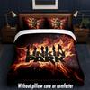 Linkin Park Design Bed Bedding Set 1 Duvet Cover + 2 Pillowcases Soft Breathable Household Bed Linens