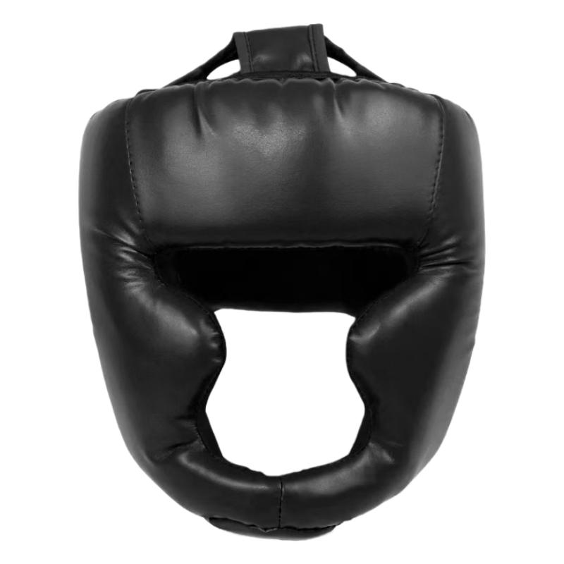 Adult Children Boxing Helmet Protective Gear for Sanda Muay Thai Kickboxing TYraining With Thickened Head Protection Armor Cover чёрный