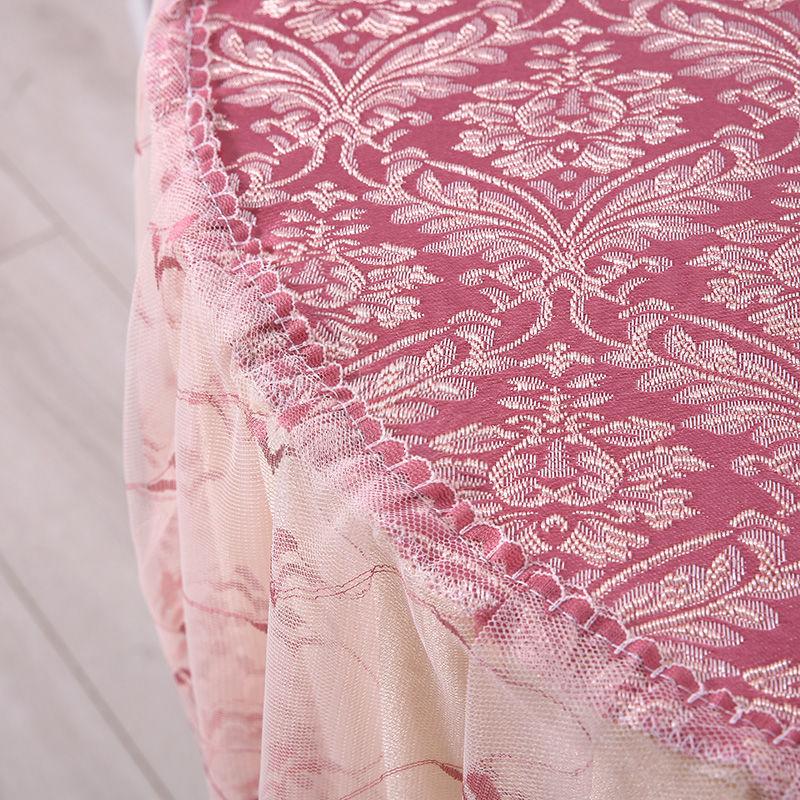 Europäische Spitze Runde Tischdecke Haushalt All-Inclusive Runde Couchtisch Abdeckung Handtuch Abdeckung Tuch Runde Tischdecke Tischdecke