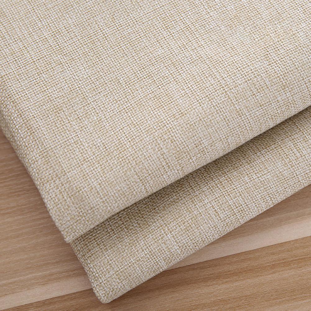 Home Textile Cloth Linen Fabric Sewing Fabric Comfortable DIY Sewing Material Embroidery Needlework Base Fabric
