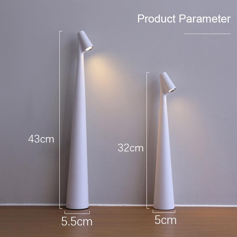 Modern AluminumTable Lamp Hotel Decorated Simple Led Desk Lamp Dimmable Rechargeable Reading LivingRoom Bedroom Lighting Fixture