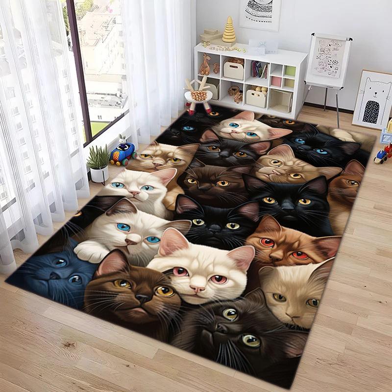 Wild Bears Mountainous Terrain Carpet Is Suitable For Living Room And Bedroom Doormats Office Balcony Decorative Carpet A6