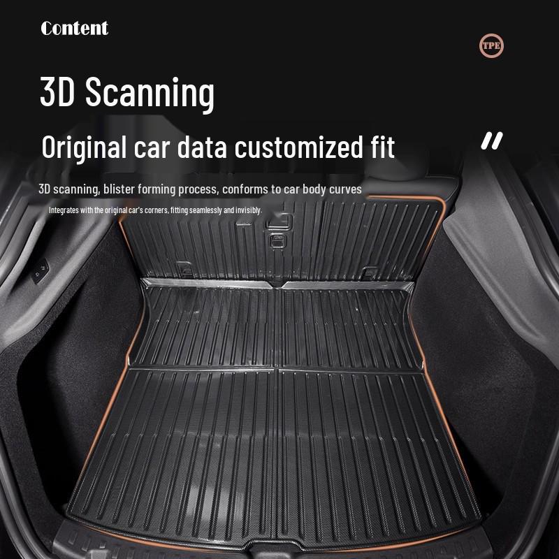 New 6-Seater TPE Trunk Mat for 2026 Tesla Model Y