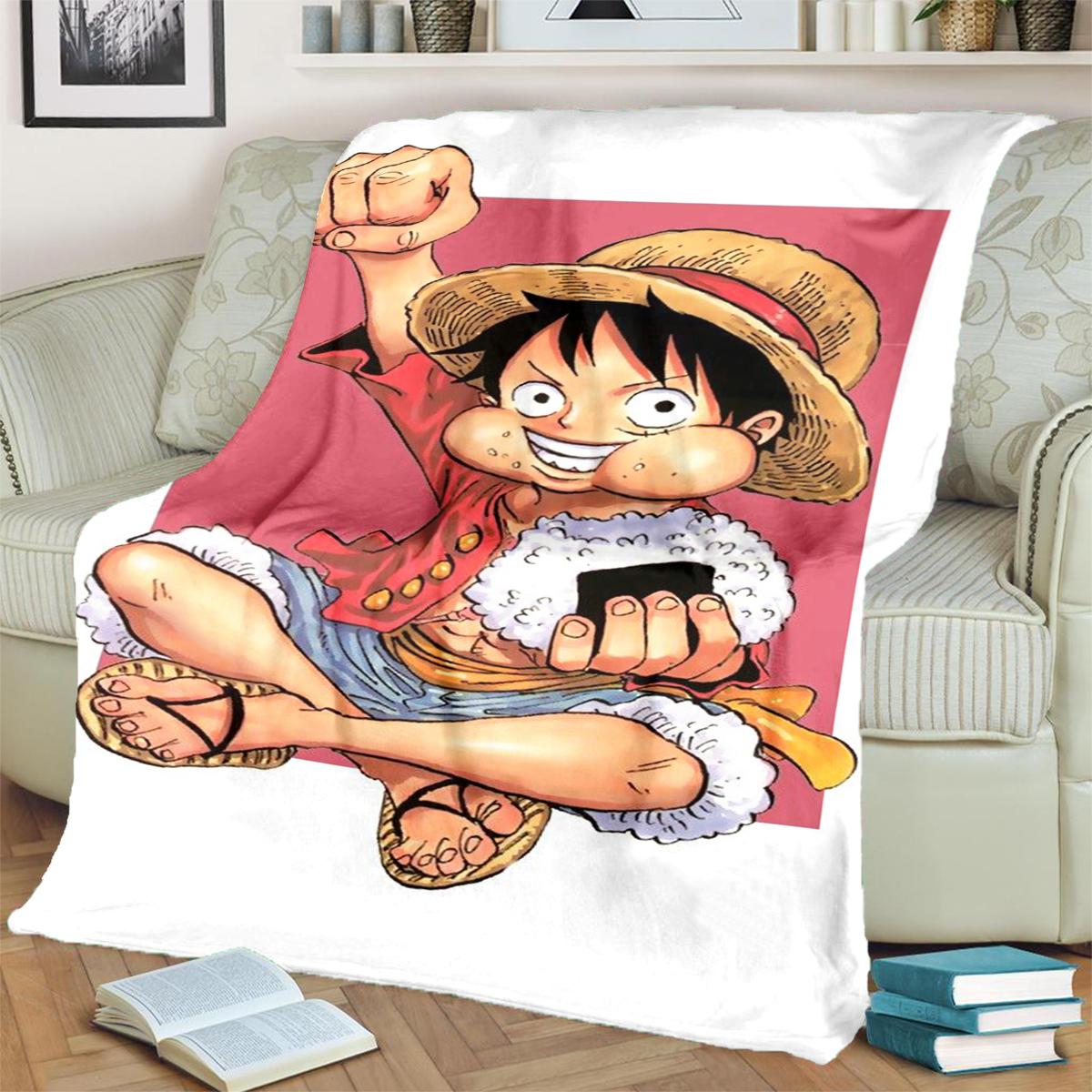 

Soft Flannel ONE PIECE Print Blanket Cozy for Bedroom, Sofa, Chair and Outdoor Use 75x90cm