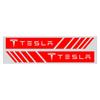 ELSUM1 2pcs Car Stripe Racing Strips Rear View Mirror 3D Stickers for Tesla Model 3 2021 S X Y Coil Mod WYE K80 Style Roadster Hub Caps