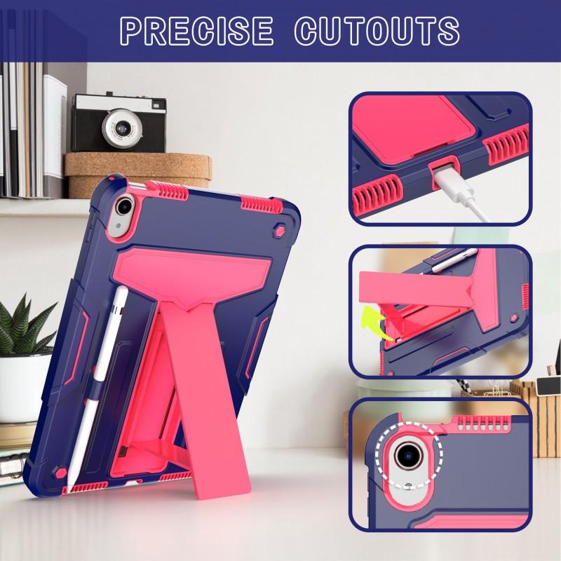 IPad 11th Gen Case With T-Shaped Stand Support Full Coverage Shockproof Silicone Cover 10th 10.9 Inch
