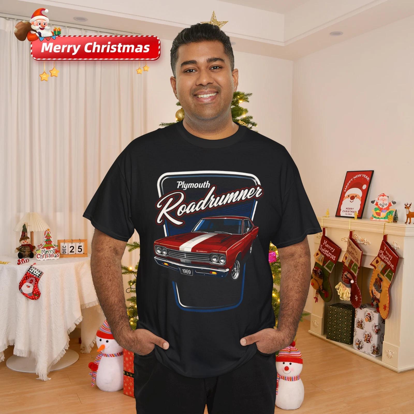 1969 Plymouth Road Runner Muscle Car Classic Mopar Vintage Graphic T-Shirt 3XL