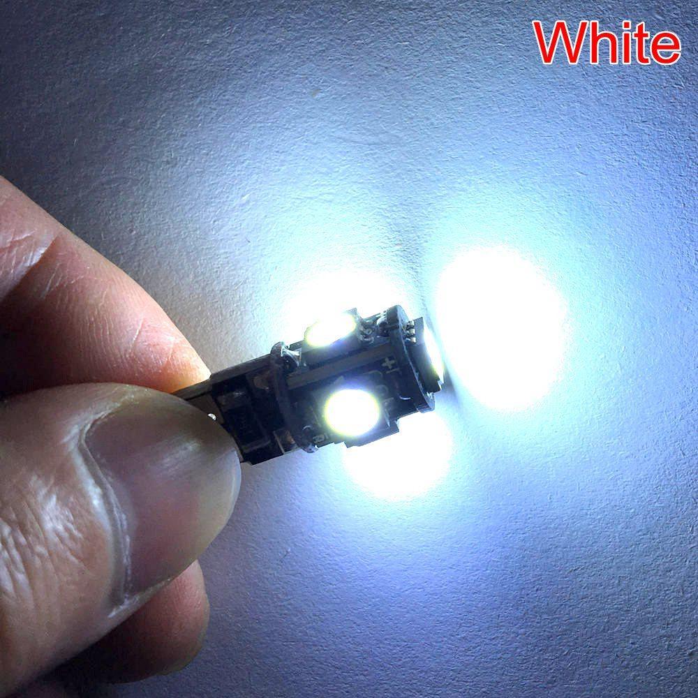 Canbus Weiß Blau Rot Gelb Grün T10 5smd 5050 Led Auto Licht W5w 194 241 Fehler Glühbirnen