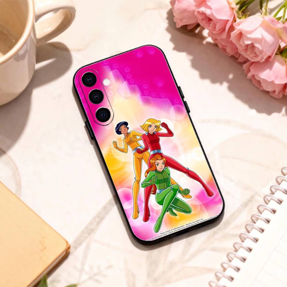 1PC Stylish T-Totally S-Spies   phone Case For Samsung Galaxy A73,A72,A71,A70,A53,A52,A51,Others Soft Black Shell Samsung a21s