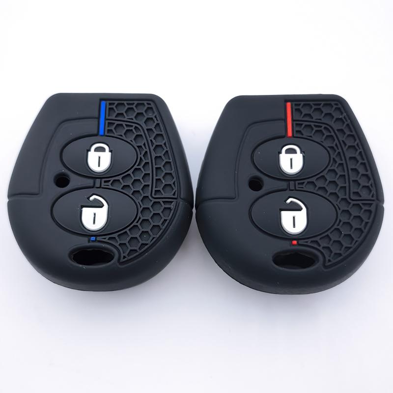 2 Button Remote Car Silicone Key Case Cover For Vw Polo Golf Passat Bora Jetta Sharan Skoda Octavia Seat Leon Ibiza Accessories