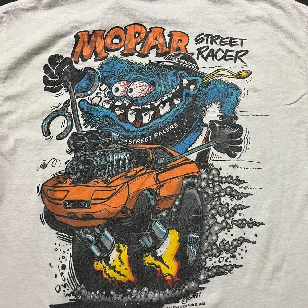 

New Rat Fink Men#039;s Ed Roth 87 S234XL White gift fans Unisex T-Shirt XXL
