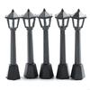 62KD Model Railway Train Lamp 4pcs Post Lights for Doll House Fairy Garden Ornaments