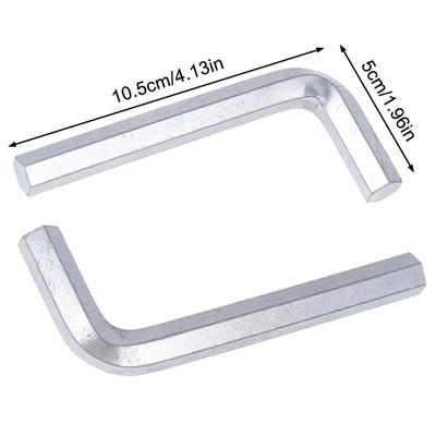 1pc 12mm Allen Key Hex Wrench Steel Plated Hexagonal Key L-type Wrench Hexagon Screwdriver Repair Tools Hand Manual Tools