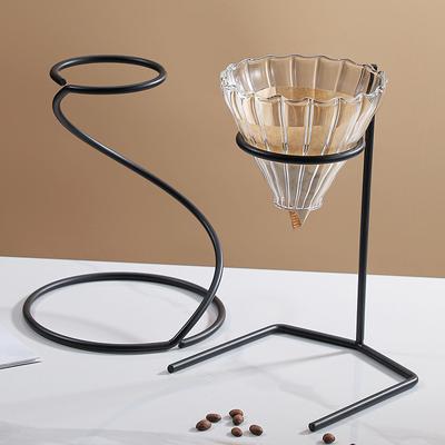 Übergießen Kaffeeregal Kaffeemaschine Tropffilter Tassenregal Ständer Brewer Halter Handtropfhalterung Übergießen Tropfer Maker Tropf