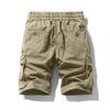 Men's Casual Wear Multiple Pockets Five-pocket Pants Mid- Pants