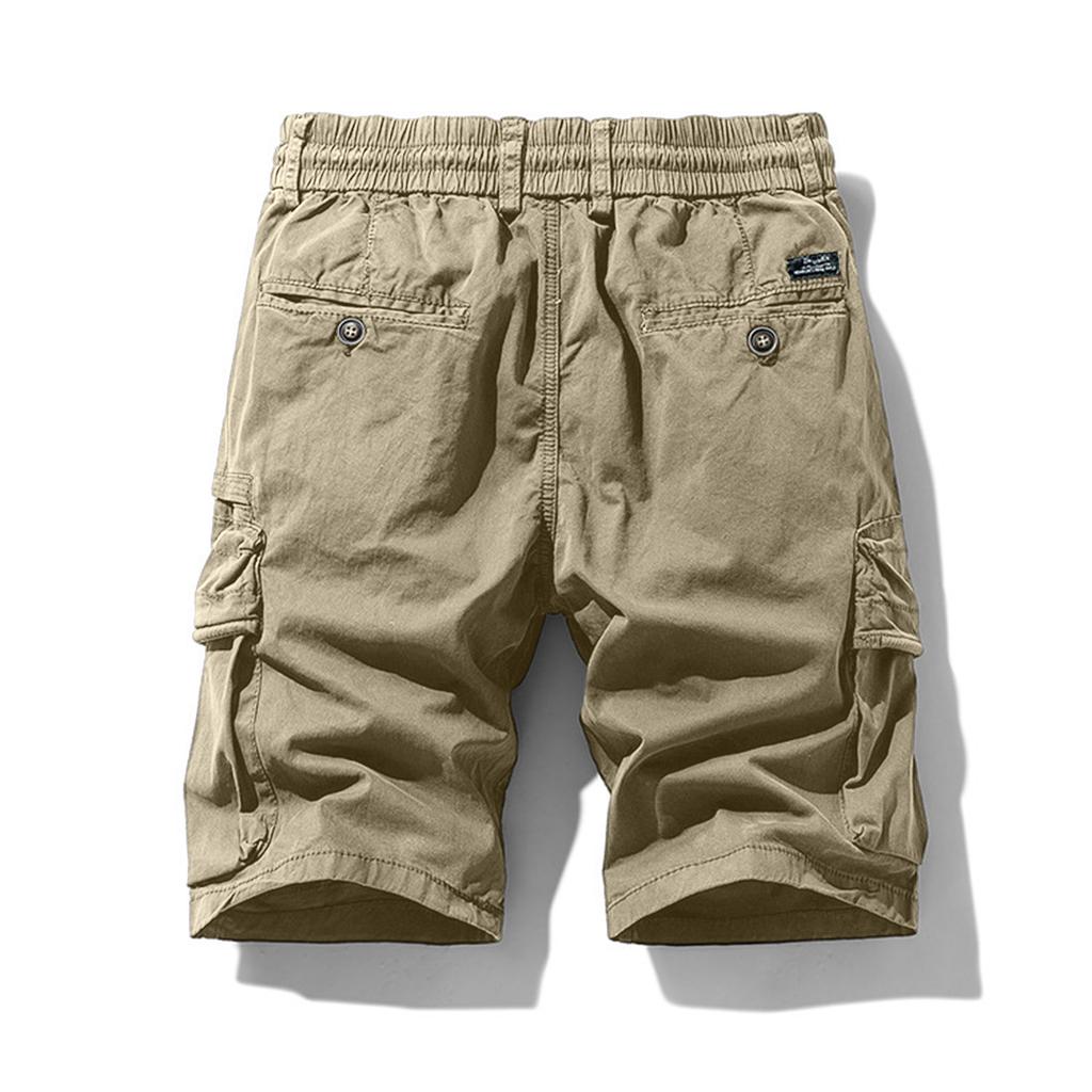 Men's Casual Wear Multiple Pockets Five-pocket Pants Mid- Pants