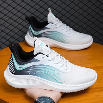 New Men's Shoes Trendy Versatile Shoes Men's Casual Shoes Light and Comfortable Running Shoes Breathable Mesh Sneakers