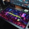 Cyberpunk Color Mouse Pad Large Gaming Table Cushion Non-slip Laptop Tablet Big Mousepad XXL Mat Mini PC Playmat With Lock Edge