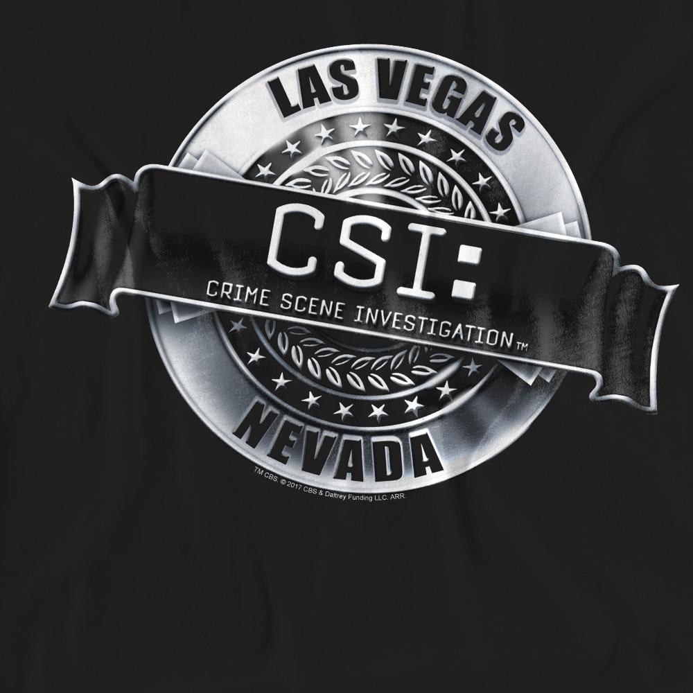 CSI Unisex Erwachsenen T-Shirt mit gerendertem Logo