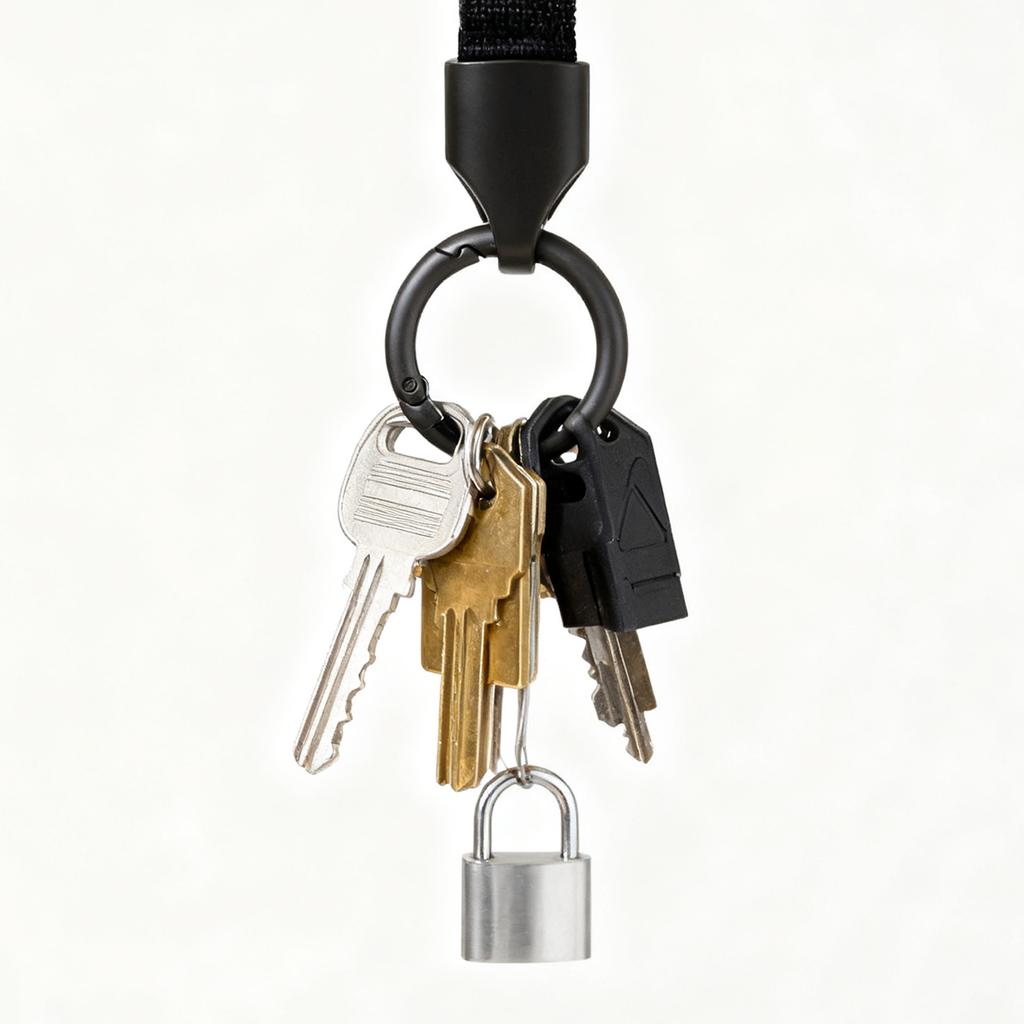 Leather Keychain Ergonomic Grip Design Metal Keyring Accessory for Daily Carry Metal Construction Key Holder