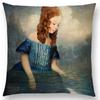 New Elegant Lady Cute Girl Shakespeare Imagine Fantasy Oil Painting Dreamy Feeling Fable Fate Thorw Pillow Case Cushion Cover