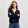 Women's Color Block V-Neck Knit Cardigan