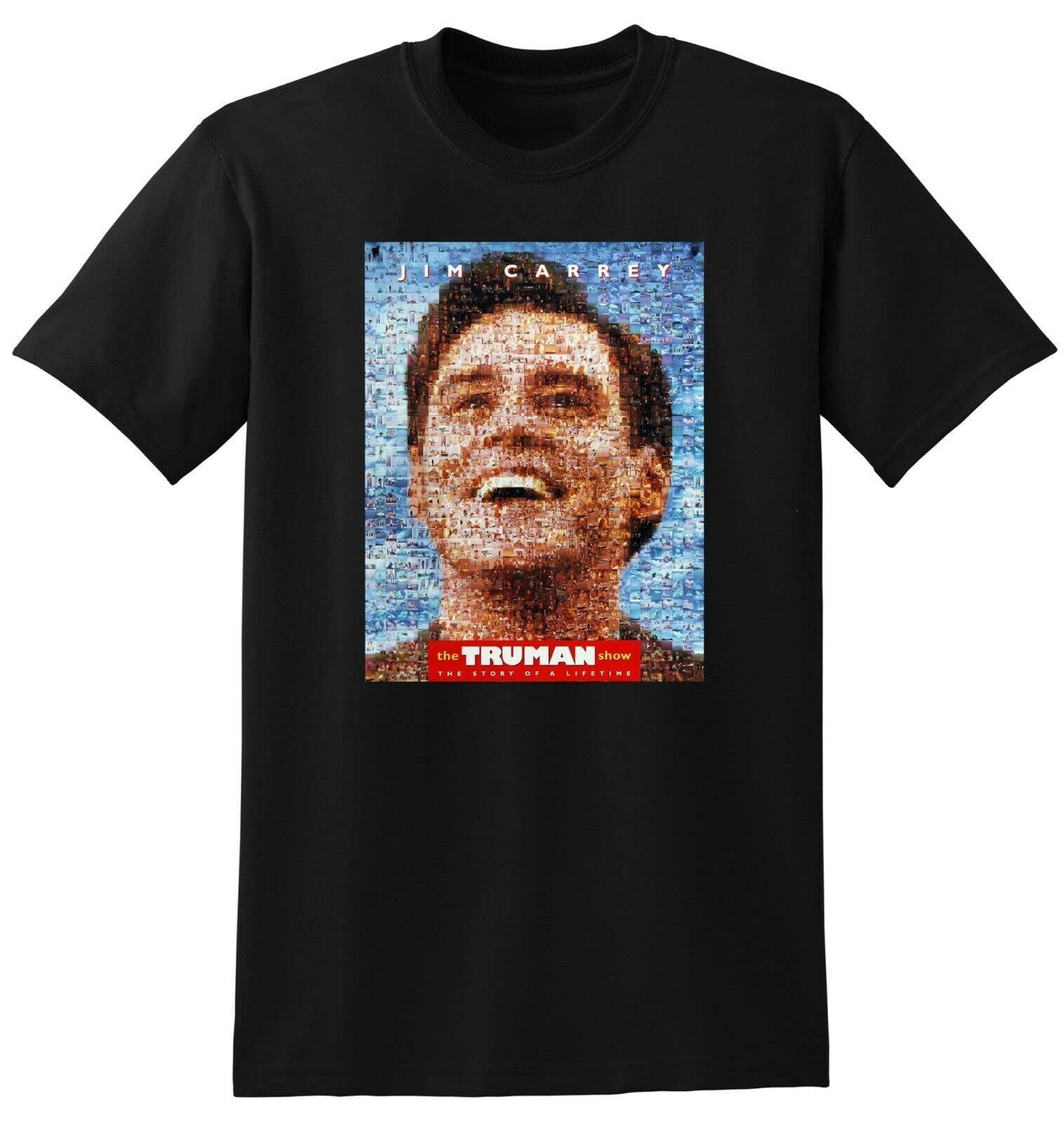 The Truman Show Mosaic Poster T-Shirt 3XL чёрный