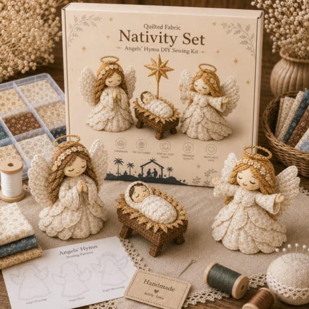 with Assembly Guide Nativity Scene Sewing Craft Kit Parent-Child Activities