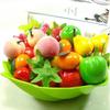 10/20/30pcs Mini Simulation Foam Fruit and Vegetables for Children's simulation Play Toy Artificial Kitchen Toys Dollhouse Kits