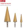 Di Chuang Straight Flute Hex Shank Step Drill Bit, 4-32mm Hole Expander Opener